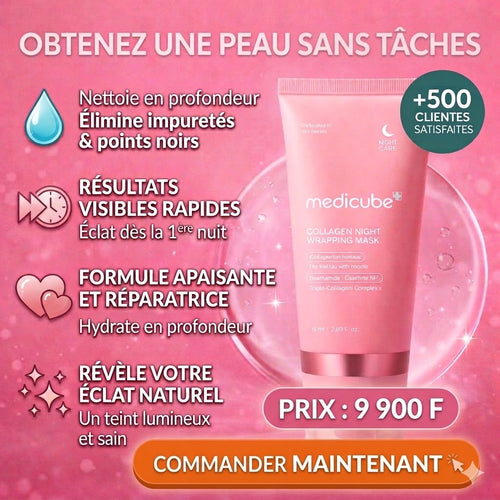 Retrouve une peau propre et sans boutons en une nuit avec notre masque